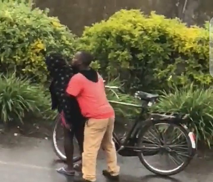 Viral Video of a couple having a quickie on the Roadside