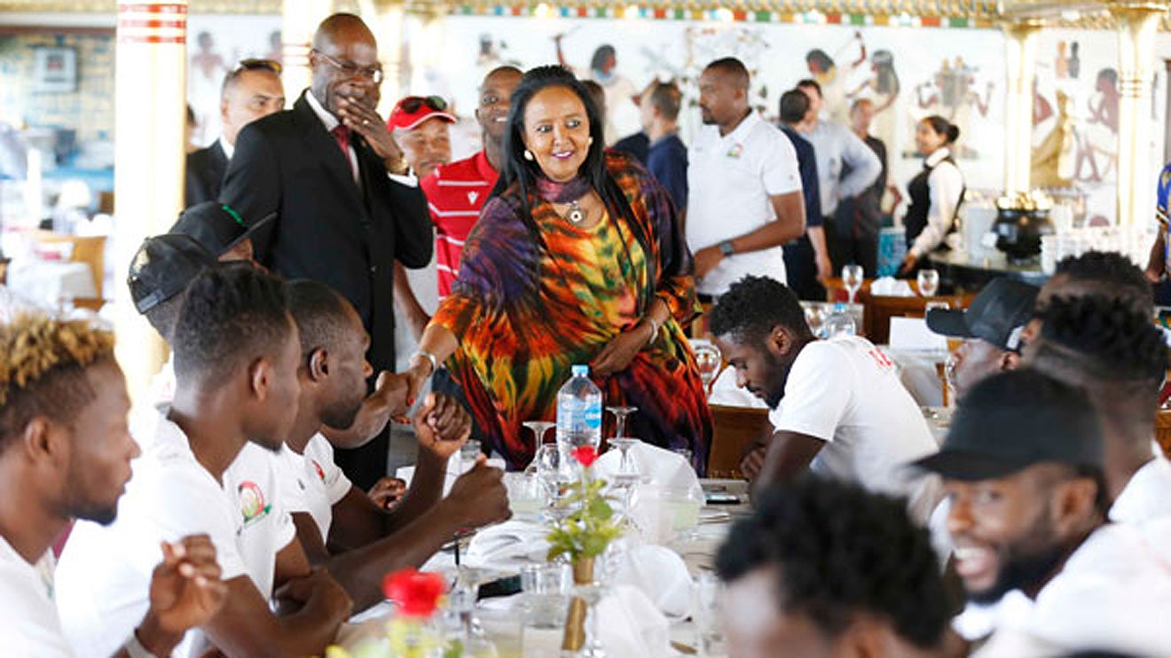CS Amina throws lavish lunch to Harambee Stars players to lift spirits – Nairobi News