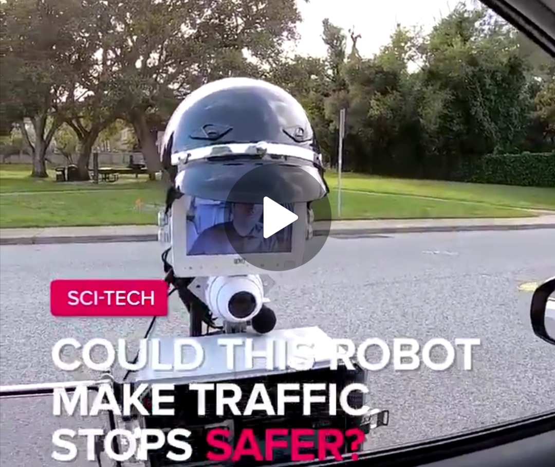Watch: Robotic Traffic Cop In Action