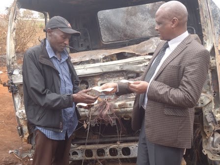 Embu man who drove a burning fuel tanker out of a petrol station rewarded