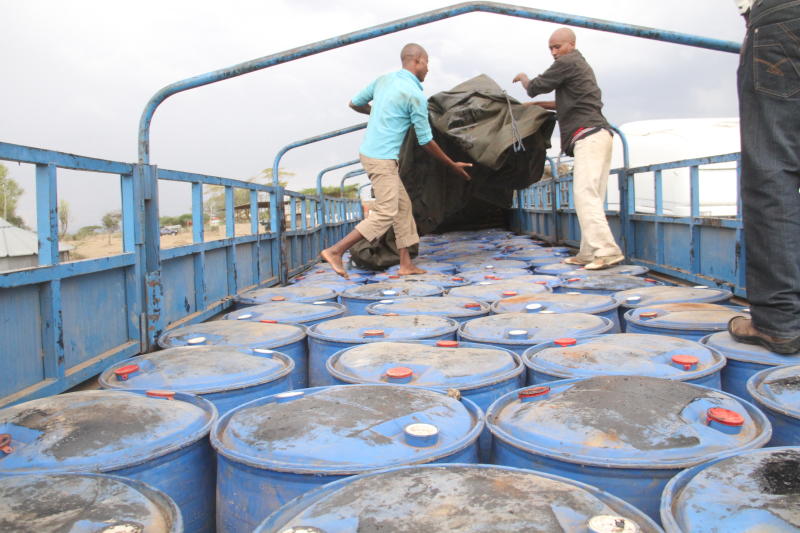 Police Impound 890 litres of  ethanol smuggled from Uganda