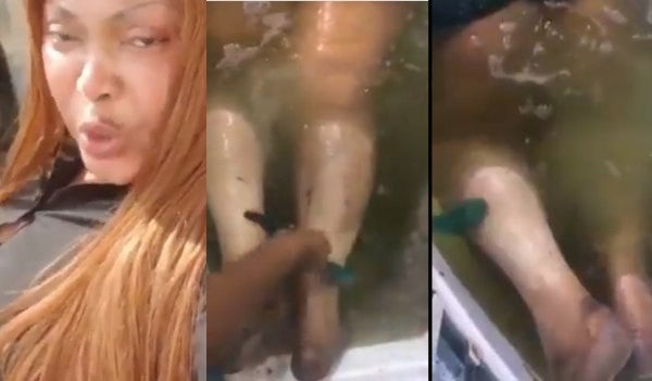 Video! Nigerian lady in bleaching video claps back at her haters