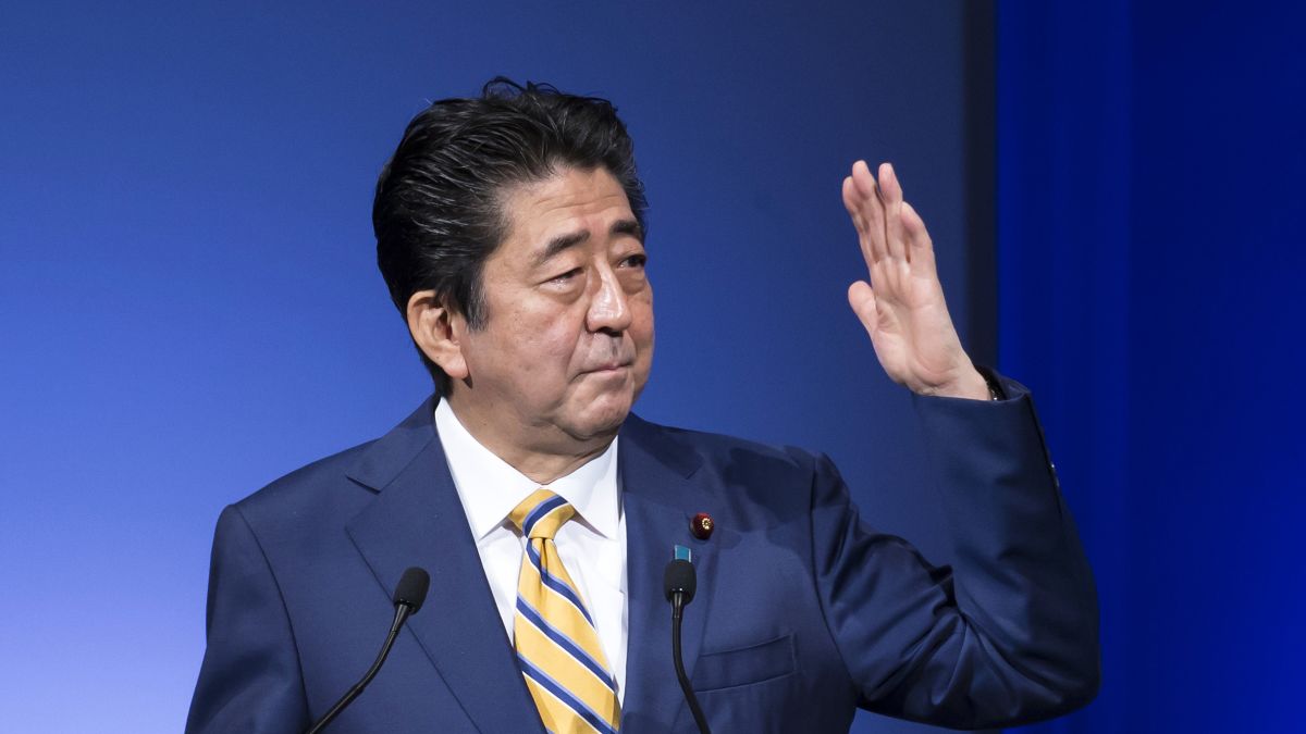 Fire Reported On Japan PM Shinzo Abe Plane