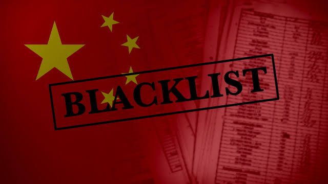 Websites Currently Blacklisted In China.