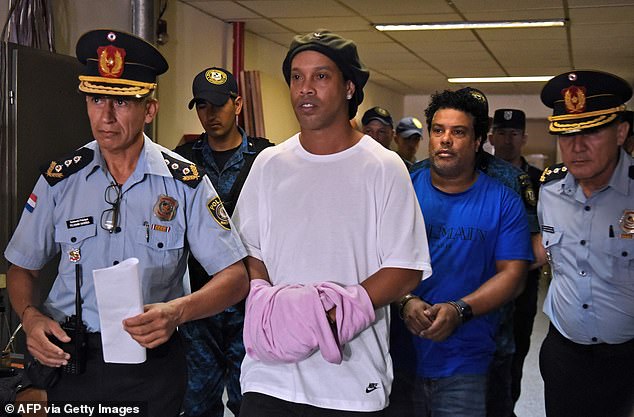 Ronaldinho Gaucho in Paraguayan jail