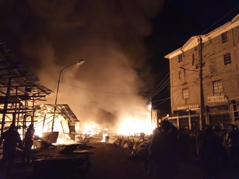 Video: Gikomba Market Set Ablaze