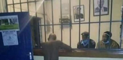 Photos: KDF Soldier Hunts Naked Man Into Police Station
