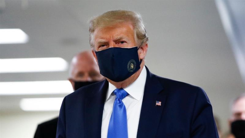Donald Trump Finally Dons A Face Mask