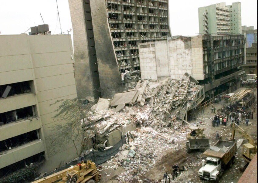 22 years ago Al Qaeda terrorist group killed 224 people in Kenya and Tanzania