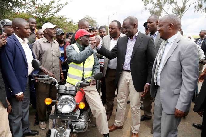Kitengela boda boda riders reportedly fighting over Ruto’s KSh750k donations