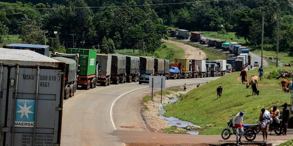 Shortage of Covid-19 testing reagent holds cargo at the Malaba border