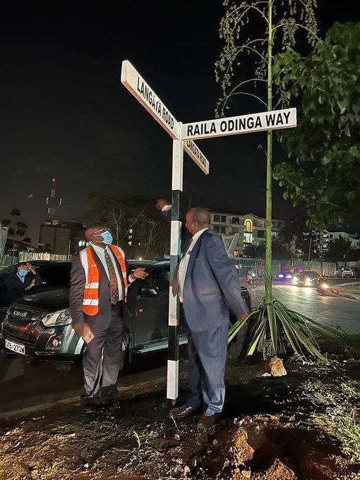 Famous Nairobi road named Raila Odinga Way