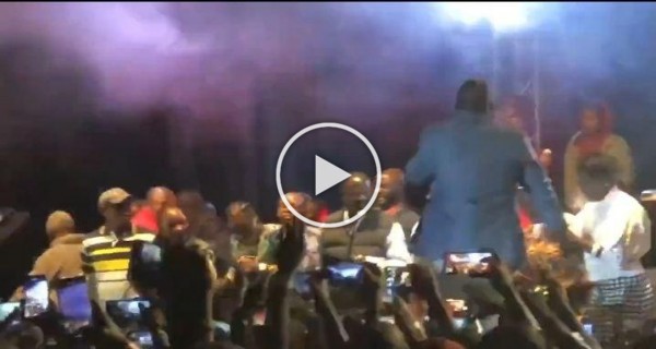 VIDEO: Crowd erupts as Raila Odinga graces Luo Festival