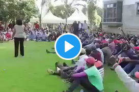 VIDEO of Waiguru coaching Ruto’s hired crowd goes viral