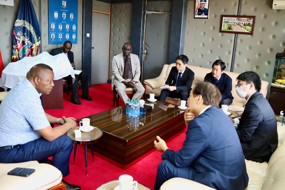 George Kinoti receives a courtesy call from Japan