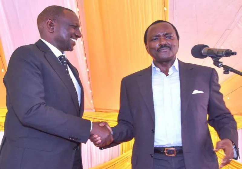 Kalonzo Claps Back At Ruto Over “No Jobs For Opposition” Remark