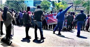 Nyamakima, Kamukunji traders Stage Protest