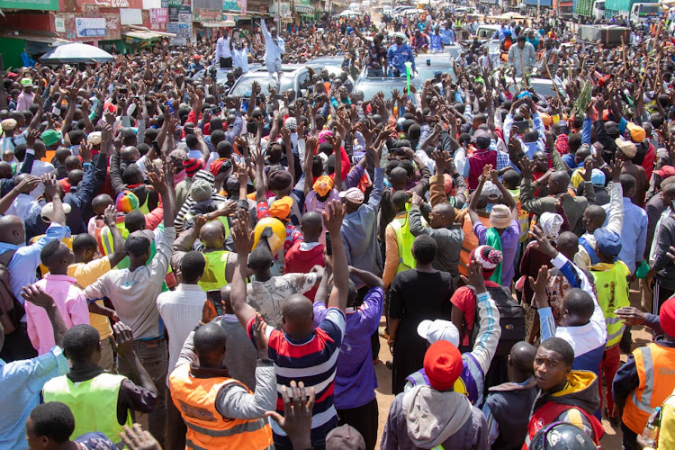 Raila in kisii rally