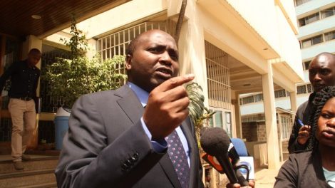 Top lawyer Donald B. Kipkorir represents Blogger Cyprian Nyakundi in the tussle with politicians linked to fake gold scam