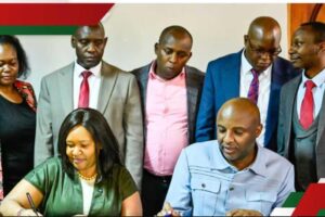 Tourism CS Rebecca Miano Inks Deal with Murang’a County Boss to Create Jobs for Youth