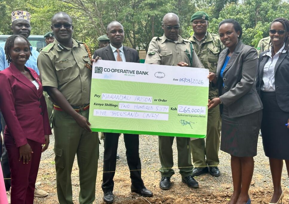 Co-op Bank Invests Ksh 265,000 in Murang’a Prison Infrastructure to Support Public Sector Operations