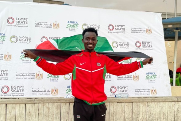 Kevin Kiarie Strikes Gold Again as Kenya’s Skating Star Shines in Cairo